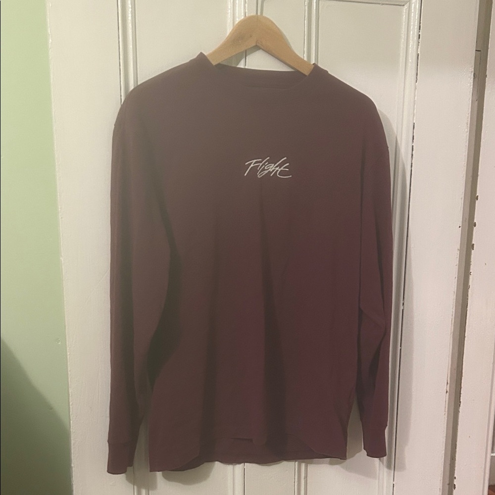 Jordan Burgundy Long Sleeve Tee